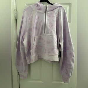 🦄🦄NWT- Lululemon Scuba Oversized Half Zip Hoodie *Dye 🦄🦄